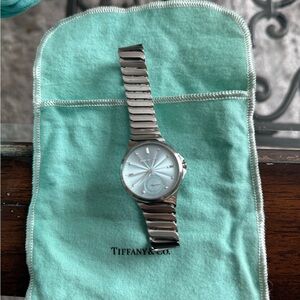 Tiffany & Co. watch in stainless steel with diamonds